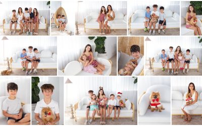 Cousin Photography session with a touch of Christmas